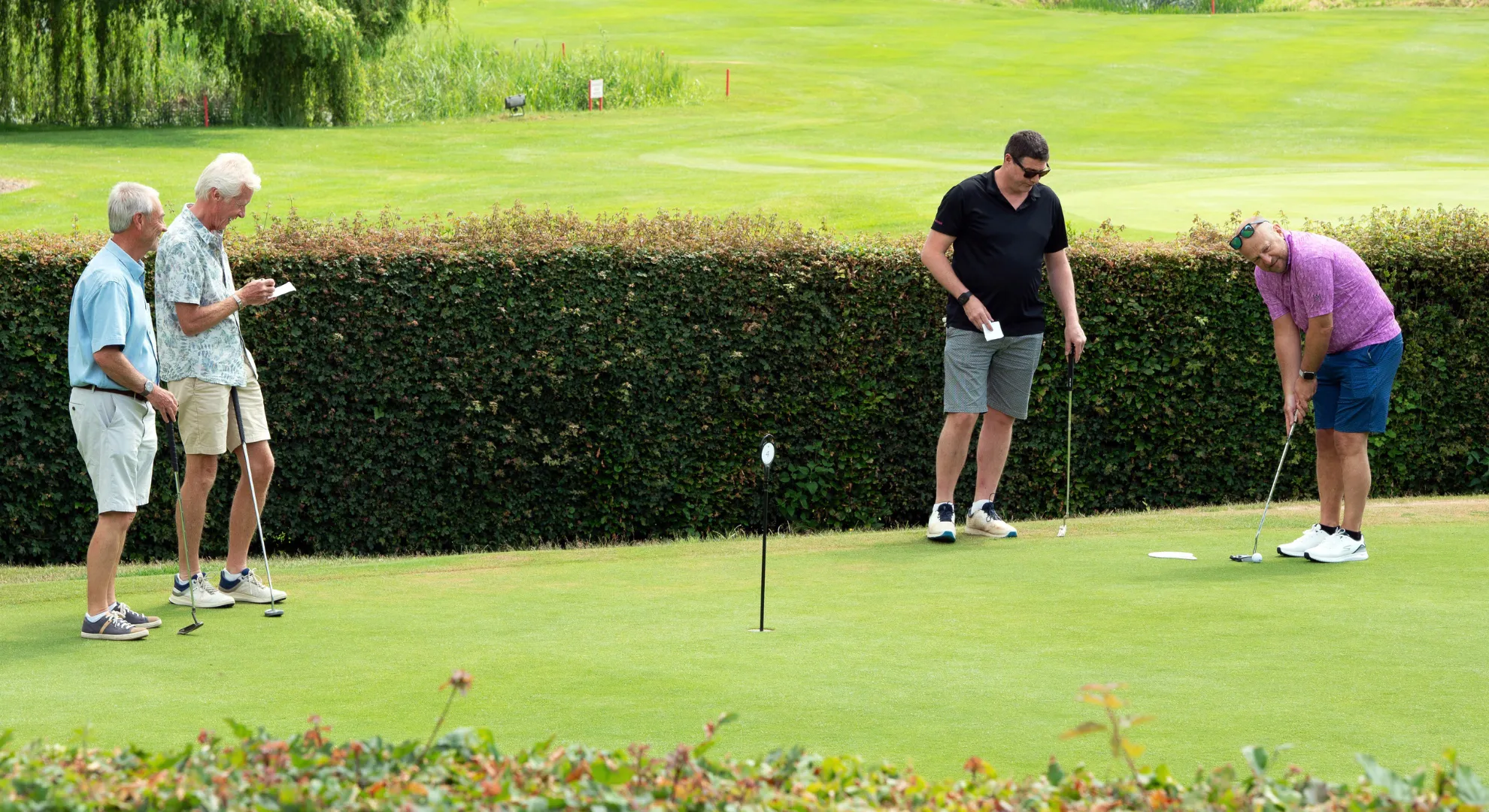 group of golfers at barnham broom norwich