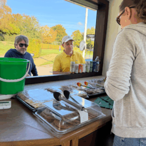 cakle stall at charity day