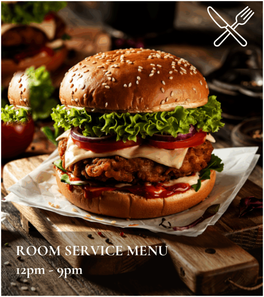 Room Service Menu