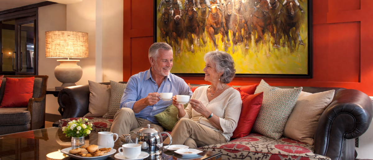 tea and coffee in the lounge