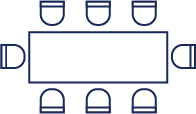 meeting room layouts and capacity