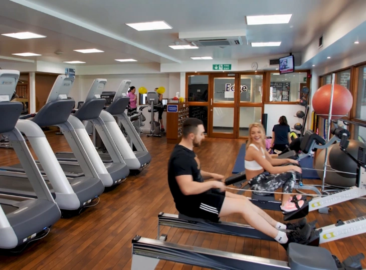 Modern fitness centre and gym facilities at Barnham Broom Resort