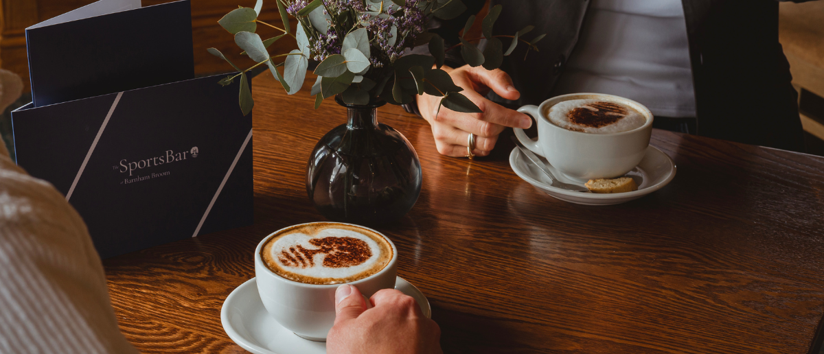 sports bar lounging area