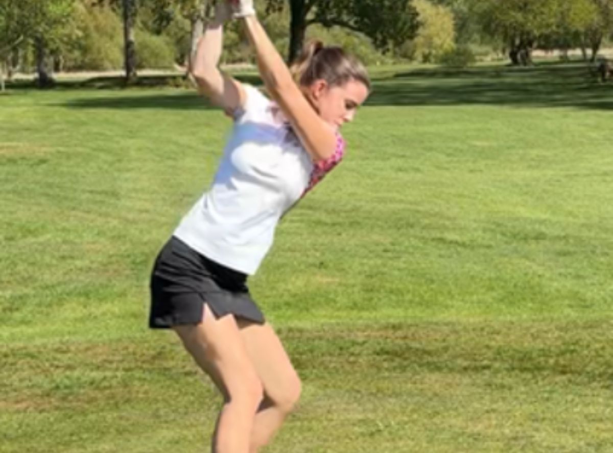 Junior Golfer Eva Freeman
