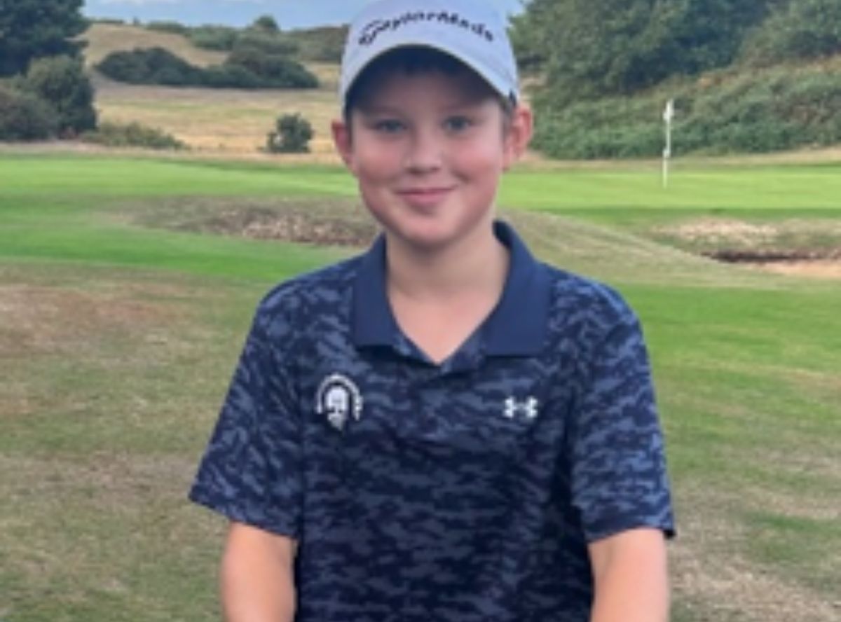 Junior Golfer Seb Lonsdale
