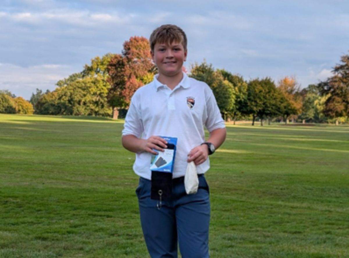 Junior Golfer Leo Stebbings