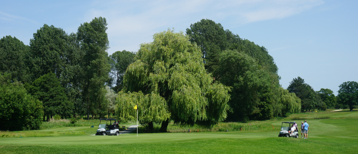 GOLF at banrhma broom norfolk golf course near norwich.
