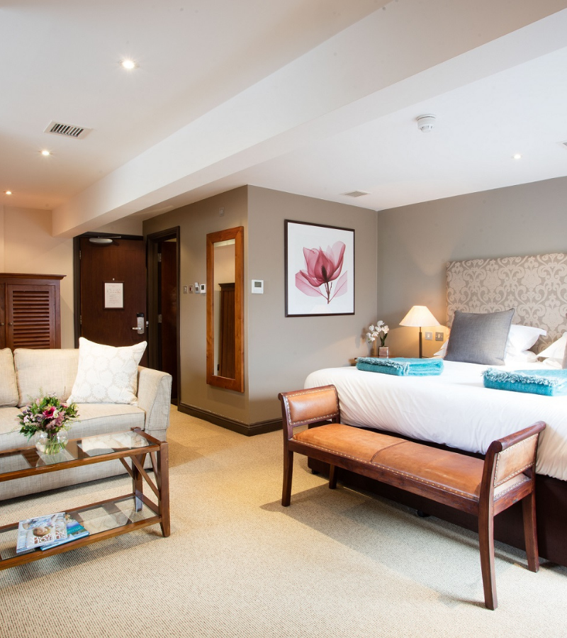 junior suite bedroom noroflk hotel barnham broom hotel