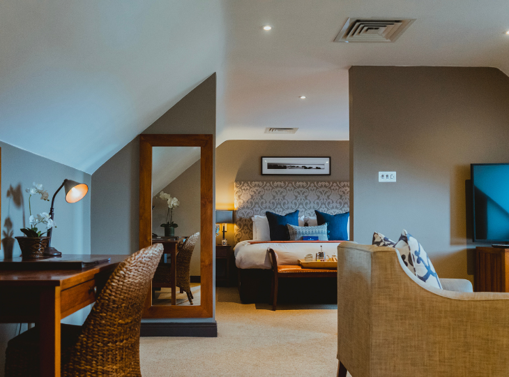 the hill suite bedroom noroflk hotel barnham broom5